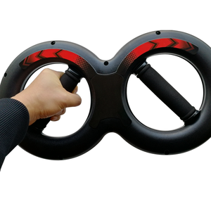 جهاز تدريب متعدد الوظائف لليد والساعد بتصميم رقم 8، إصدار محسن مع نوابض لتقوية المعصمين - Product Image 4