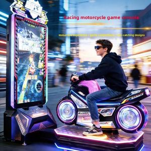 Equipo de Entretenimiento Arcade de Motociclismo Dinámico para Uso Comercial en Salas de Arte, Juego Multijugador Operado con Monedas para Niños - Product Image 2