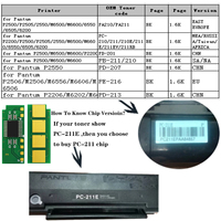Permanen Chip untuk Pantum P2207 P2500W P2505 P2200 M6600NW M6607NW PC-210 PC-211EV PC-211 PC-210RB Toner Chip
