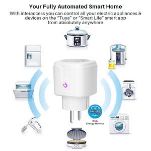 16A Wifi Tuya Ổ Cắm Thông Minh EU Power Monitor Hẹn Giờ Cắm Cuộc Sống Thông Minh App Từ Xa Điều Khiển Bằng Giọng Nói Với Alexa Google Trợ Lý IFTTT - Product Image 2