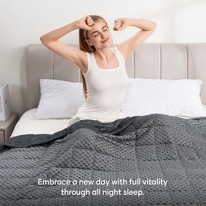 Couverture lestée douce Minky Dot, couverture lourde personnalisée rafraîchissante avec des billes <span class=keywords><strong>de</strong></span> <span class=keywords><strong>verre</strong></span>, épaisse, respirante, douce, pour un sommeil réparateur - Product Image 6