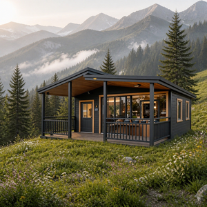<span class=keywords><strong>Maison</strong></span> conteneur mobile extensible 20 pieds, installation facile, mini préfabriquée avec chambre, cuisine, salon, design moderne, utilisation hôtel, école - Product Image 3