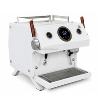Machine à expresso commerciale portable ZILONG à double chaudière, programmable par LED, avec système de brassage rotatif pour les commerces