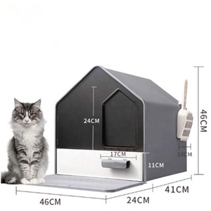 <strong>Cat</strong> <strong>Litter</strong> Box <strong>Furniture</strong> Hidden Large Two Tier Manufacturer <strong>Cat</strong> <strong>Litter</strong> Box Bin Drawer Design Indoor <strong>Cat</strong> Pet Toilet - Product Image 2