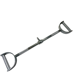 Phòng tập thể dục Cáp tập tin đính kè<span class=keywords><strong>m</strong></span> đôi D xử lý Lat kéo xuống thanh với tay Chrome thép khuỷu tay <span class=keywords><strong>TRICEPS</strong></span> - Product Image 1