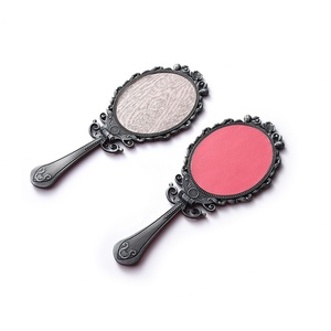 High Quality Customized Vanity Antique Silver Makeup Compact Handheld <b>Mirror</b> - Product Image 3