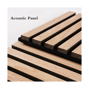 Panneaux muraux acoustiques décoratifs en bois SHENGCHENG, matériau d'absorption acoustique, revêtement mural en bois, panneaux muraux insonorisants - Product Image 1