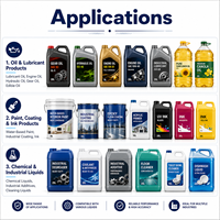 Machine d'automatisation de pesage et de remplissage d'huile lubrifiante liquide en fûts en plastique