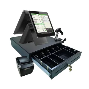 Micropos 15 inch pos machine system pos touch screen windows cash register pos