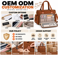 Sac fourre-tout en polyester grande capacité personnalisé pour le travail et les voyages, organisateur multi-poches avec bandoulière amovible