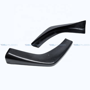Pour Mitsubishi Lancer Evolution X EVO 10 CZ4A 2008-2016, lèvre de pare-chocs avant, séparateur, couvercle et garnitures de canards en fibre de carbone véritable style VTX - Product Image 2