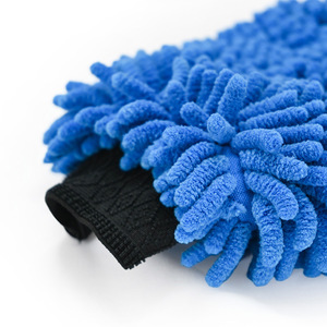 Guante de microfibra para lavado de autos, tamaño grande, doble cara, chenilla, para limpieza de vehículos - Product Image 3