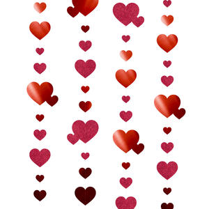 พวงมาลัยหัวใจตกแต่งวันวาเลนไทน์พวงมาลัยแขวน<span class=keywords><strong>2023</strong></span>กระดาษสัตว์เลี้ยงสีแดงสุขสันต์วันอีสเตอร์ตกแต่งปีใหม่ - Product Image 1