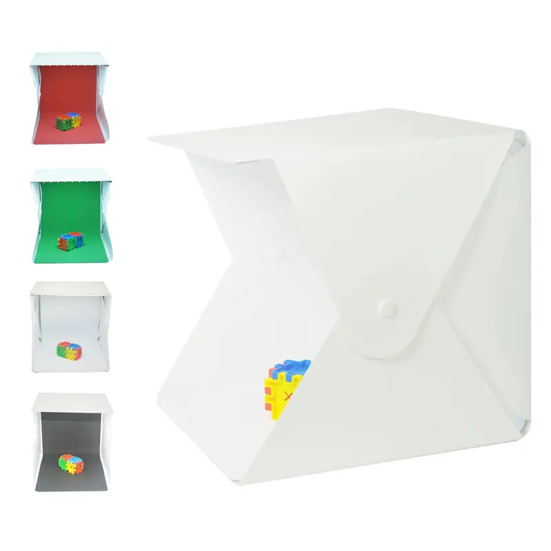 Mini taşınabilir katlanabilir Led ışık kutu fotoğraf Lightbox kamera aksesuarları Fotos Lampe ev odası fotoğraf stüdyosu