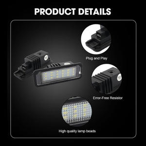 ไฟป้ายทะเบียนรถยนต์ LED สำหรับ Porsche Cayenne Cayman 911 พร้อมไฟป้ายทะเบียน Canbus - Product Image 2