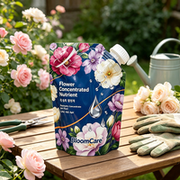 Pochette imprimée en couleur de grande capacité (3-5L) avec grand bouchon et bec verseur pour liquides, idéale pour l'agriculture