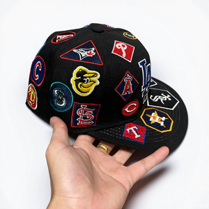 Gorra Snapback Personalizada con Bordado 3D de 5 Paneles, Visera Plana, 100% Material de Pana, Gorra de Béisbol Snapback, MOQ Bajo, Gorra Snapback de Marca Hip-hop - Product Image 4