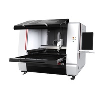 Découpeuse laser à fibre compacte Derek Laser, zone de coupe 1300x1300mm, haute précision, CNC 3 axes, refroidissement par eau, Cypcut AI/LAS, pour métaux