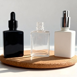 ขวดแก้วหยดทรงเหลี่ยมแบบขุ่นใส ขนาด 15 มล. 30 มล. 50 มล. พร้อมหลอดหยดแก้วและหัวยางสำหรับน้ำมันหอมระเหย ลดราคาพิเศษ - Product Image 4