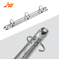 Fournitures de bureau JXY marque laiton antique or argent multicolore 3 trous reliures à anneaux en métal taille M pour reliure d'album pour ordinateur portable