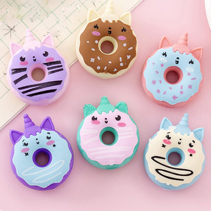 Gomme à effacer en forme de beignet de dessin animé, fournitures scolaires en gros, ensemble de papeterie pour étudiants, gomme promotionnelle DIY, marque Jiayu - Product Image 6