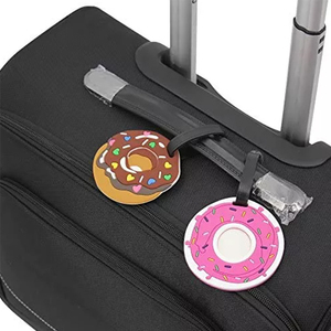 Étiquette de bagage personnalisée 3D à bas prix avec logo, en silicone souple, en caoutchouc ou en PVC vierge - Product Image 6