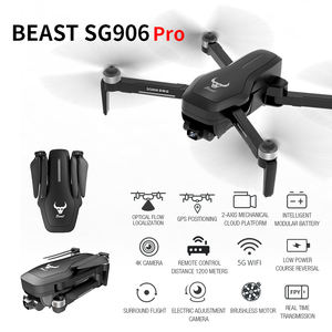 โดรน 2021 Dron SG906 Pro 4k ระดับมืออาชีพ พร้อมระบบ GPS แกนกันสั่น <span class=keywords><strong>2</strong></span> แกน ควบคุมระยะไกล โดรนพร้อมกล้อง UAV บินได้นาน 25 นาที - Product Image 6