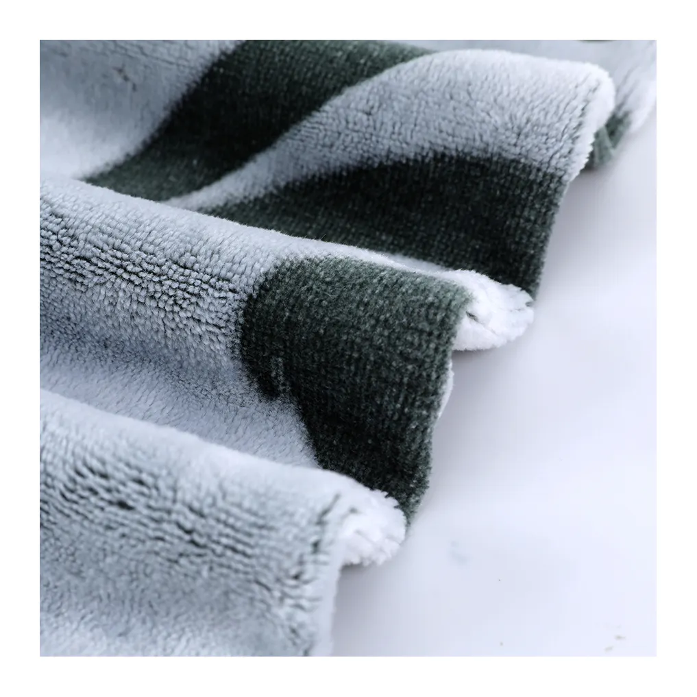 Alta Qualidade 100% Poliéster Coral Fleece Tecido Macio Confortável Pele-Friendly Flanela Fleece Tecido Para Cobertor De Cama