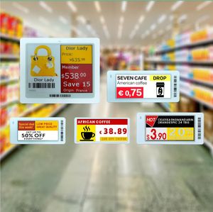 Étiquette de prix E Ink Imprimante NFC 2.13 pouces Étiquette de rayon électronique Cadre d'étiquette de prix Étiquettes ESL Étiquettes de prix de luxe Meubles Usine personnalisée - Product Image 1