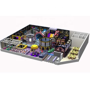 Opción de parque de trampolín interior grande comercial duradero personalizado para una experiencia de rebote divertida - Product Image 6