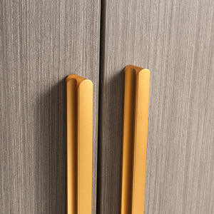 Poignée de placard moderne de 83 à 1200 mm de longueur, poignées de meubles carrées plates en alliage de zinc moulé sous pression, noir, pour cuisine, tiroir - Product Image 6