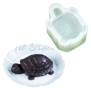 Tendance tortue 3D Silicone gâteau moule tortue gelée Fondant chocolat moule pour bricolage sucre artisanat résine bougie moule gâteau outils - Product Image 1