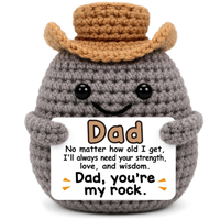 Mini téléphone rouge en crochet fait main au design de dessin animé, cadeau décoratif d'accompagnement émotionnel pour filles et filles, idéal pour un anniversaire