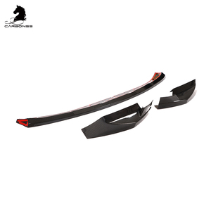 3 uds MP estilo seco fibra de carbono parachoques delantero Spoiler labio para <span class=keywords><strong>BMW</strong></span> M3 M4 G80 G82 G83 <span class=keywords><strong>2021</strong></span> + labio delantero - Product Image 2