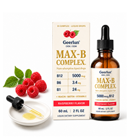 Gouttes liquides multivitaminées personnalisées avec biotine pour la croissance des cheveux, la santé de la peau et des ongles, supplément oral de vitamine B
