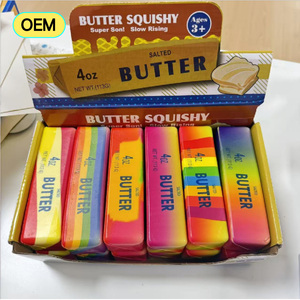 Jouet Squishy Géant en TPR en forme de Beurre, Jouet Anti-stress Alimentaire de Grande Taille pour le Bureau, l'École, les Fêtes et les Cadeaux - Product Image 6