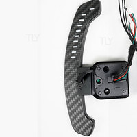 Levas de Cambio Magnéticas LED de Fibra de Carbono para Audi A1/A3/A4/A5/A6/Q3/Q5/Q7/Q8/S1/S2/S3/S4/S5/SQ7/SQ8/RS2/RS3/RS4/RSQ5-Luxury