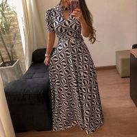 Robe longue florale pour femmes, robe d'été pour la plage, robe de soirée, robe longue fine, grande taille
