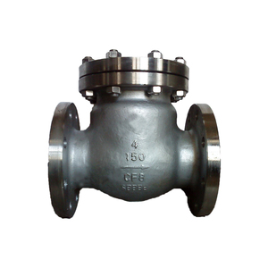 <span class=keywords><strong>Valvola</strong></span> di ritegno a disco singolo manuale in ghisa sferoidale in acciaio inossidabile CF8 CF8M, tipo a battente flangiato - Product Image 3