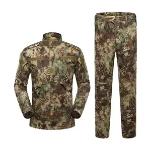 Yuda personnalisé vêtements de travail veste chasse en plein air Ripstop Camo uniforme américain 65/35 Tc Combat Camouflage costume uniforme tactique