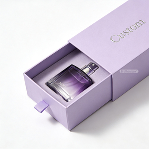 Vente directe d'usine, coffret cadeau personnalisé pour <span class=keywords><strong>parfum</strong></span>, boîte de conditionnement en carton rigide avec tiroir et ruban - Product Image 2