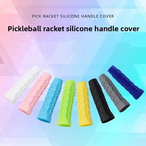 Poignée de raquette de pickleball en silicone antidérapante de haute qualité, réutilisable, avec logo coloré personnalisable - Product Image 3