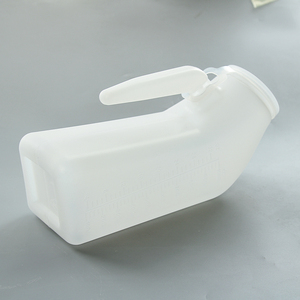 โถปัสสาวะชาย PE แบบพกพาพร้อมฝาพลาสติกกันรั่วสำหรับเดินทางกลางแจ้งใช้ซ้ำได้ - Product Image 2