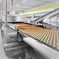 Machine à biscuits entièrement automatique comprenant un mélangeur à pâte et un stérilisateur alimentaire pour la ligne de production de biscuits