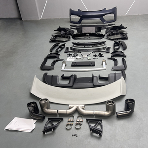 Kit de carrocería envolvente de 718, Material PP, ventilación de parachoques delantero, difusor trasero, alerón, garganta trasera para Porsche 718 982 Cayman Boxster - Product Image 1