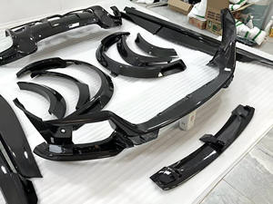 Pour <span class=keywords><strong>Ferrari</strong></span> Purosangue Kit carrosserie en fibre de carbone Purosangue OEM Diffuseur de lèvre avant en fibre de carbone Spoiler jupe latérale Kit corps large - Product Image 6