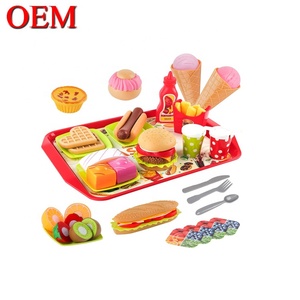 Juego de comida rápida personalizado para niños, juego de comida, accesorios de cocina - Product Image 1