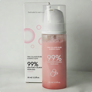 Suero de Burbujas de Colágeno Rosa PDRN de 95 g |   Suero Facial Hidratante Antiarrugas con 99% de Pureza de PDRN y Colágeno de Bajo Peso Molecular - Product Image 4