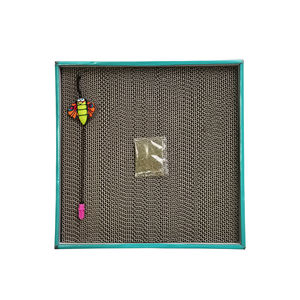 C4P desain baru 2 buah mainan cakar kucing bolak-balik penjaga penggaruk kucing papan garuk - Product Image 3