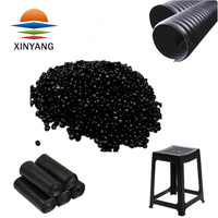 Mélange maître noir en plastique brut PP HDPE LDPE Granules Mélange maître en plastique de couleur
